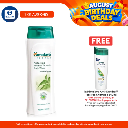 Himalaya Neem & Tumeric Body Wash 400ml | Gentle and Effective Himalaya
