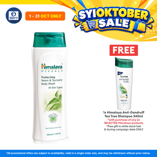 Himalaya Neem & Tumeric Body Wash 400ml | Gentle and Effective