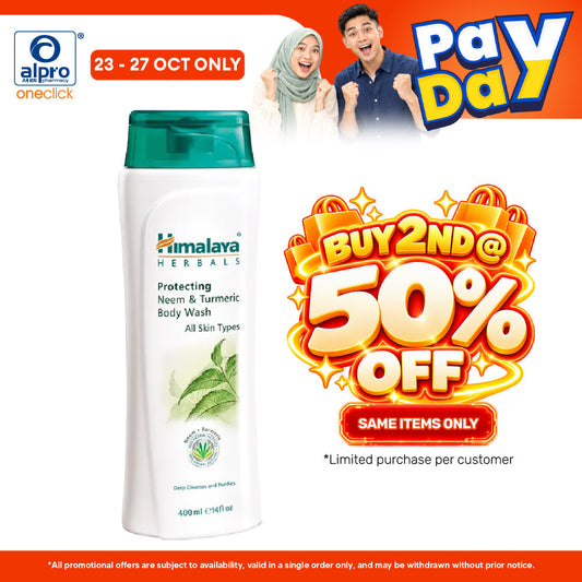 Himalaya Neem & Tumeric Body Wash 400ml | Gentle and Effective