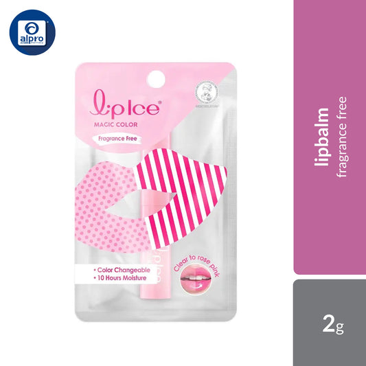 Mentholatum Lipice Sheer Color Fragrance Free 2g | Natural-Looking Tinted Lips