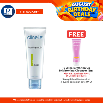 Clinelle Deep Cleansing Gel 100ml Clinelle