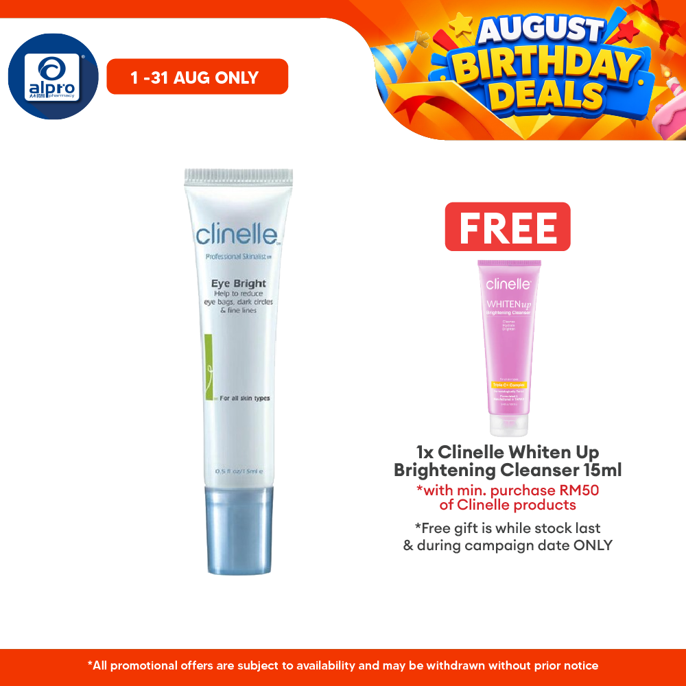 Clinelle Eye Bright 15ml Clinelle