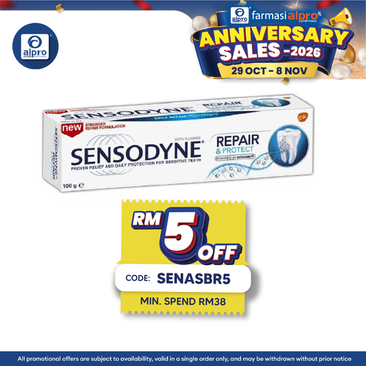 Sensodyne Repair & Protect – Deep Repair 100g | Advanced Sensitivity & Cavity Protection