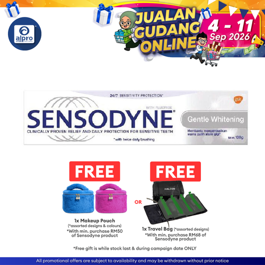Sensodyne Promo Gentle Whitening 100g | Relieve Pain Sensitivity Sensodyne