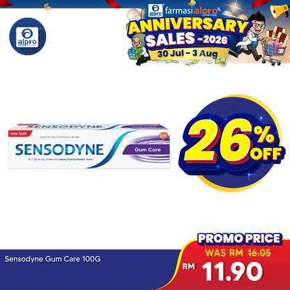 Sensodyne Gum Care 100g | Remove Plaque Bacteria Sensodyne
