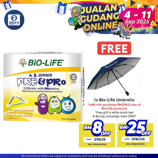 Bio-Life A.B.Junior Pre&Pro 2.3g 10s | Prebiotic Bio-life
