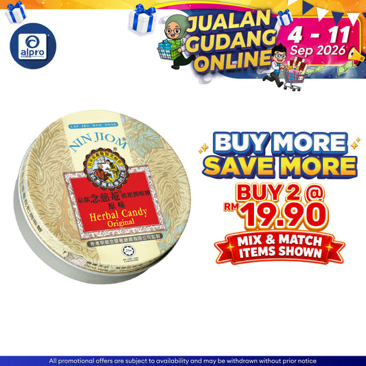 Nin Jiom Herbal Candy Original 60g Nin Jiom