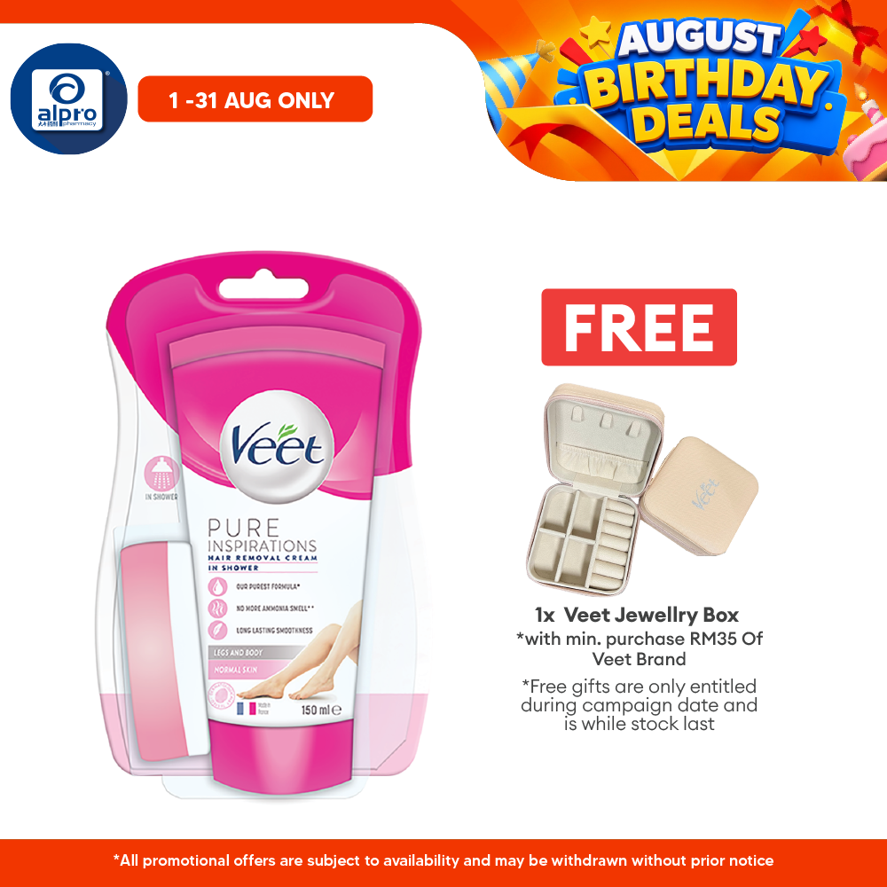 Veet In-Shower Hair Removal CR Normal Skin 150g Veet