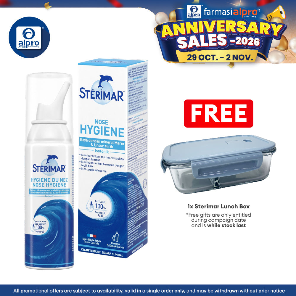 Sterimar Nose Hygiene & Comfort Isotonic Spray 100ml