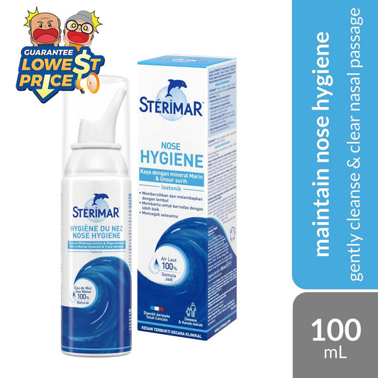 Sterimar Nose Hygiene & Comfort Isotonic Spray 100ml Sterimar