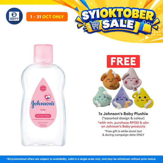 Johnsons Baby Oil 125ml