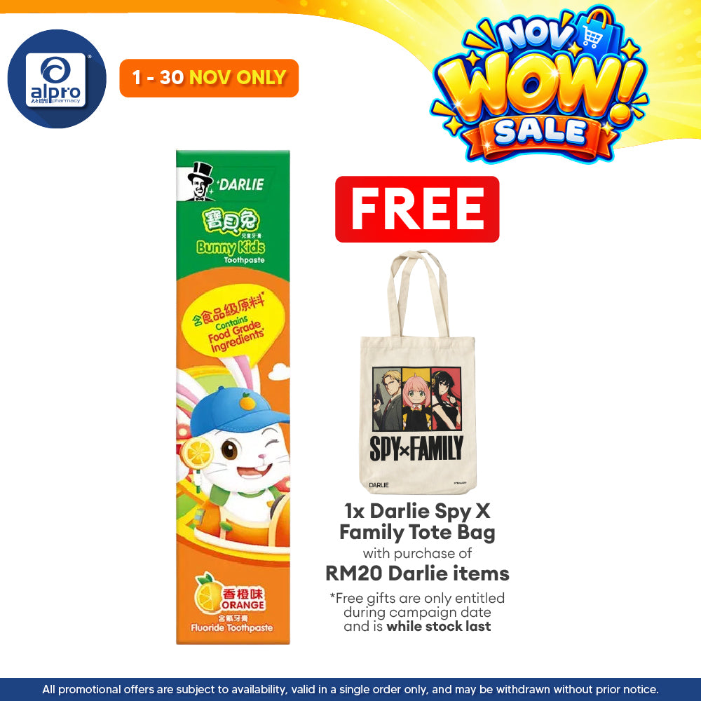 Darlie Bunny Kids Toothpaste (orange Flavor) 40g