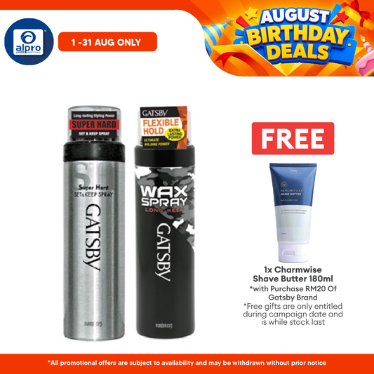 Gatsby Set & Keep Spray 180g (  Super Hard \ Wax Spray ) Gatsby