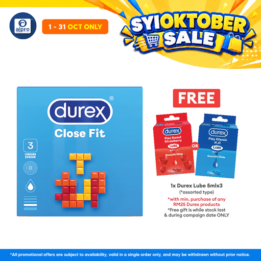 Durex Close Fit Condom 3s
