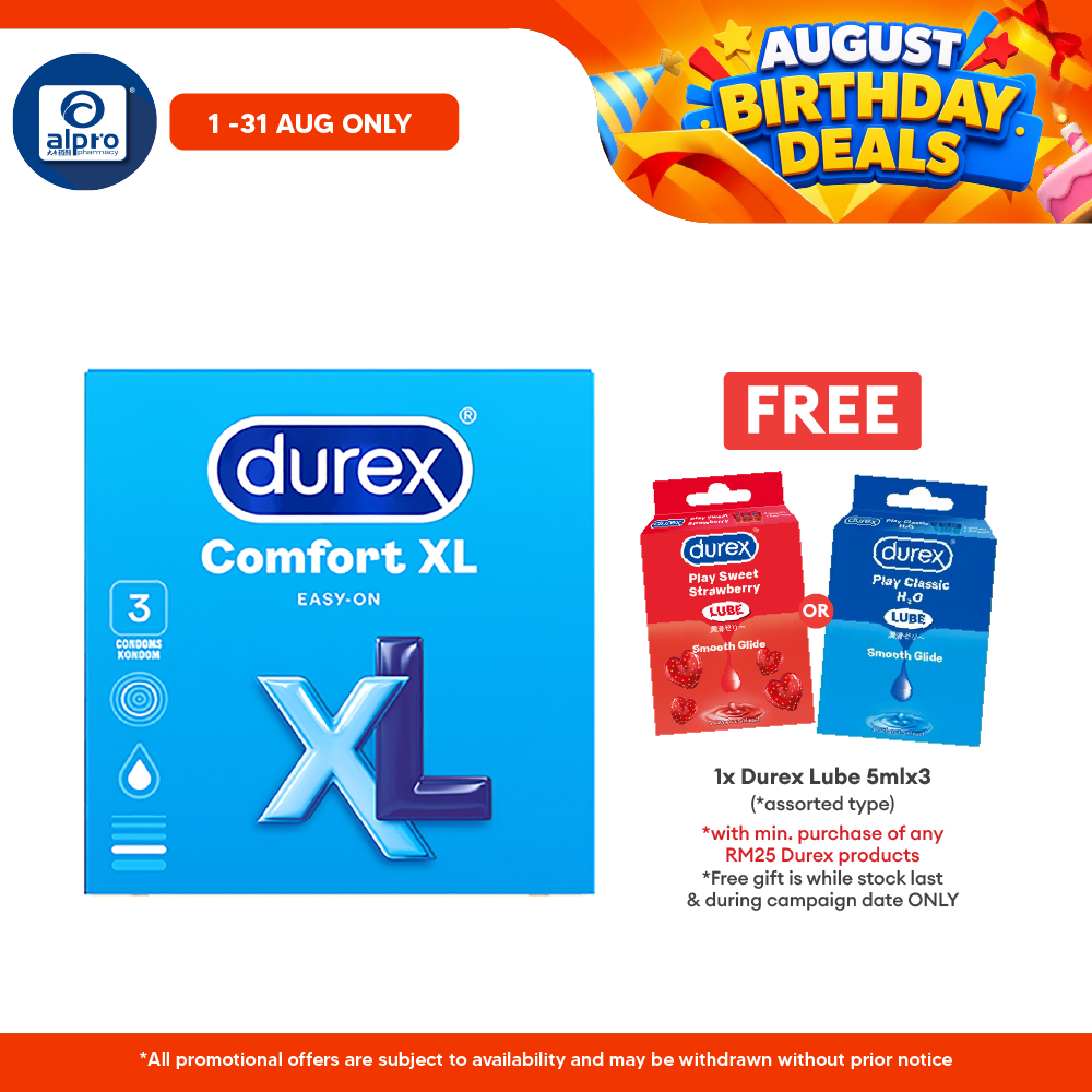 Durex Comfort Condoms (3's) Durex
