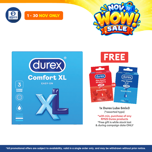 Durex Comfort Condoms (3's)