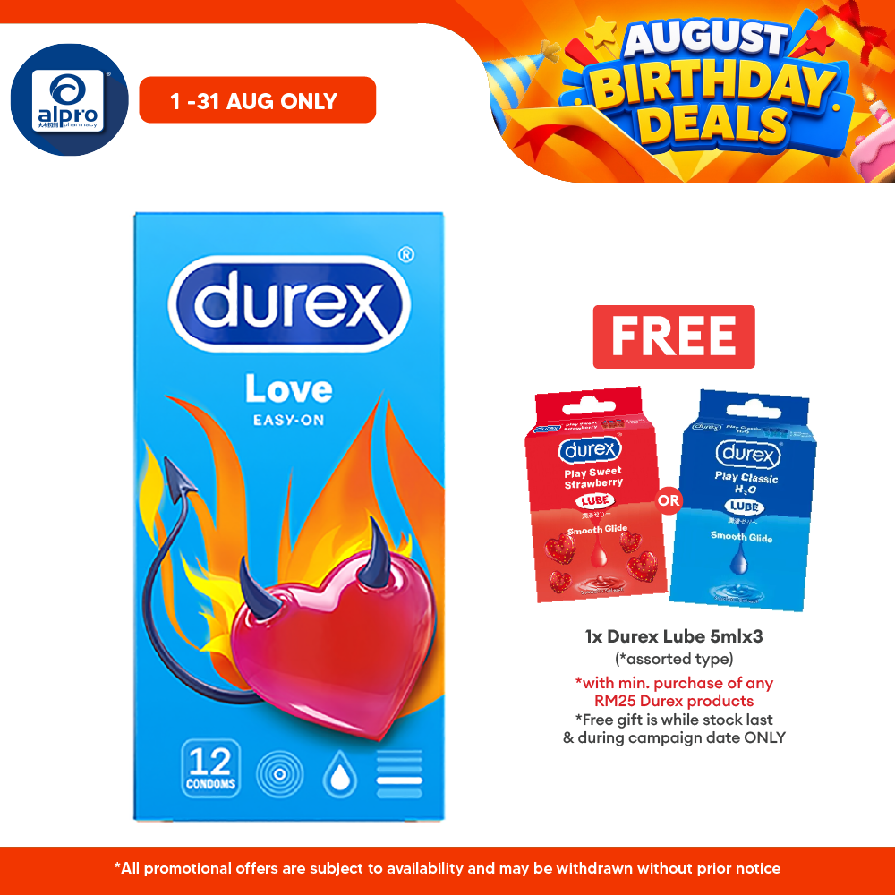 Durex Love Easy-on Condom 12s Durex