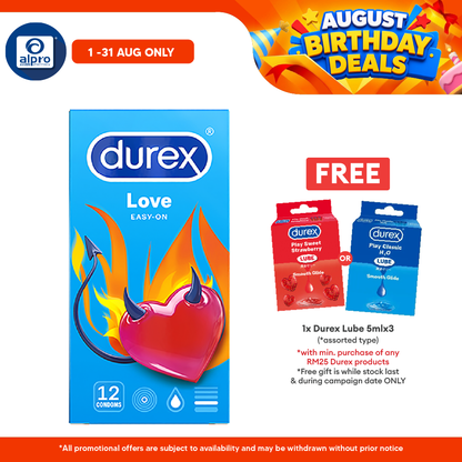 Durex Love Easy-on Condom 12s Durex