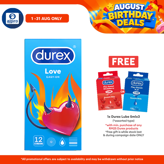 Durex Love Easy-on Condom 12s Durex