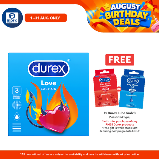 Durex Love Easy-on Condom 3s Bonlife