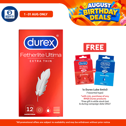 Durex Fetherlite Ultima (52mm) Condom 12s Durex