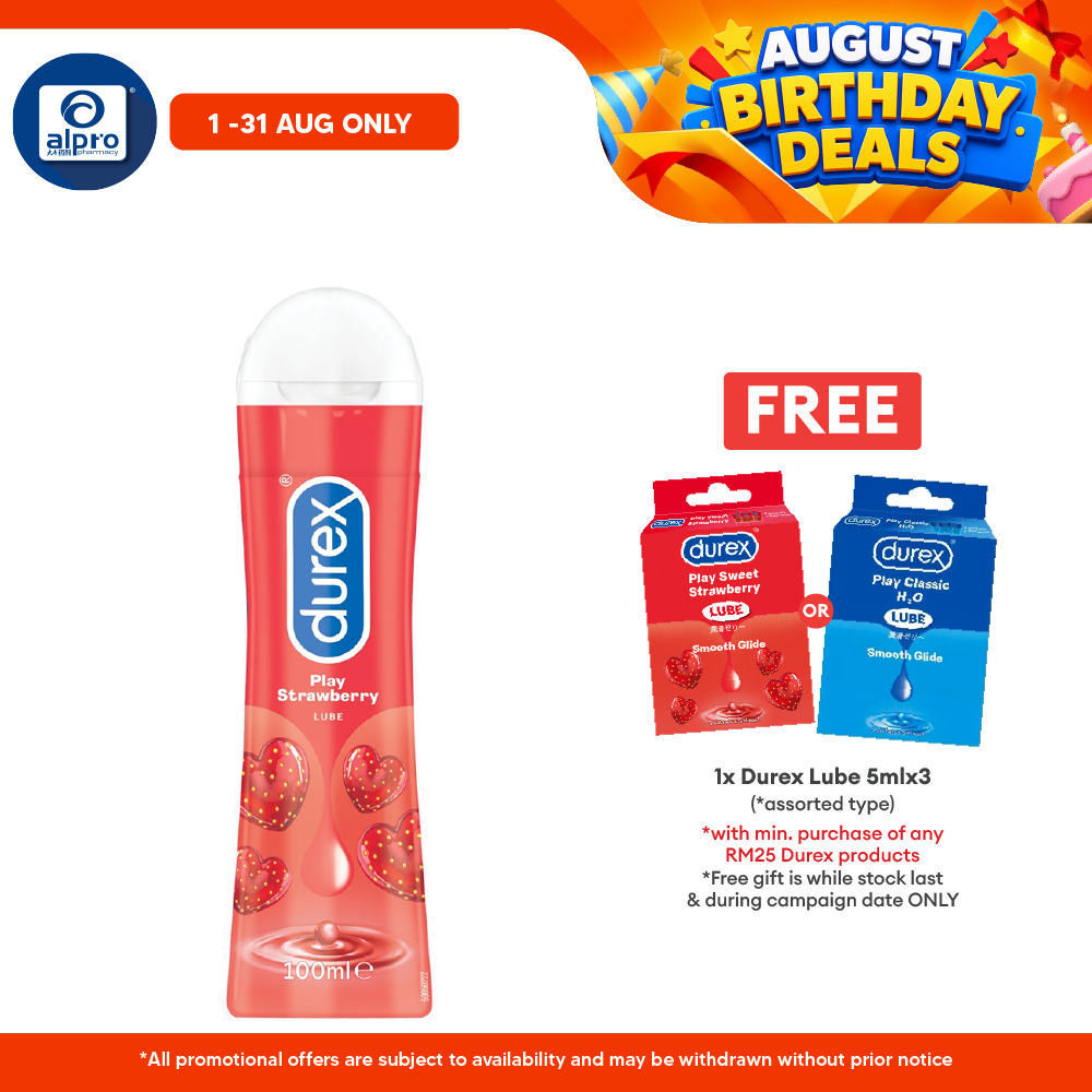 Durex Play Saucy Strawbeery Gel 100ml Bonlife