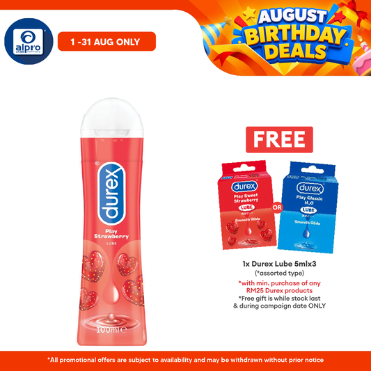 Durex Play Saucy Strawbeery Gel 100ml Bonlife