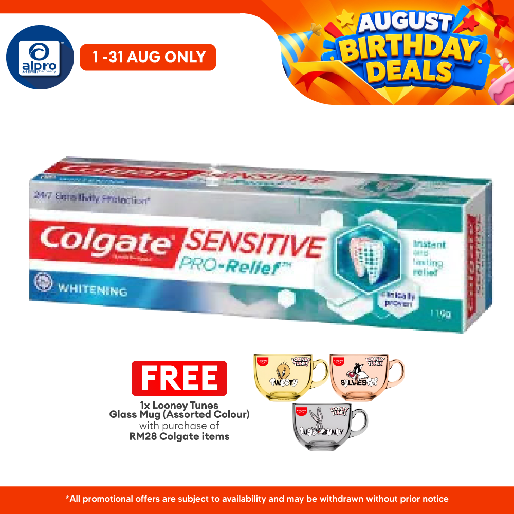 Colgate Sensitive Pro-relief+whitening 75ml/110g Colgate