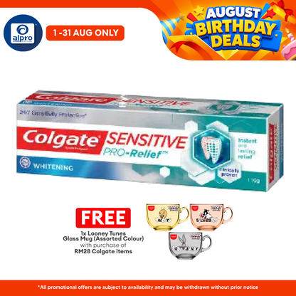 Colgate Sensitive Pro-relief+whitening 75ml/110g Colgate