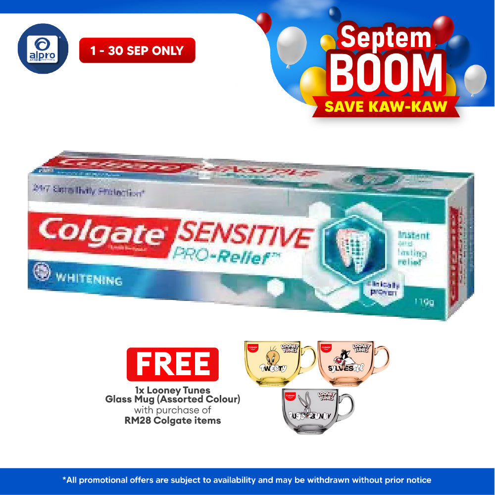 Colgate Sensitive Pro-relief+whitening 75ml/110g Colgate