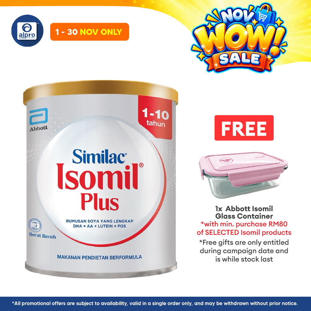 Abbott Isomil Plus Children's Lactose-Free Milk Formula 400g | For Age 1-10 Years