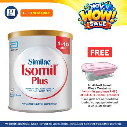 Abbott Isomil Plus Children's Soy Milk Formula 850g | For Age 1-10 Years Old