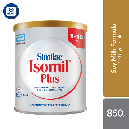 Abbott Isomil Plus Children's Soy Milk Formula 850g | For Age 1-10 Years Old