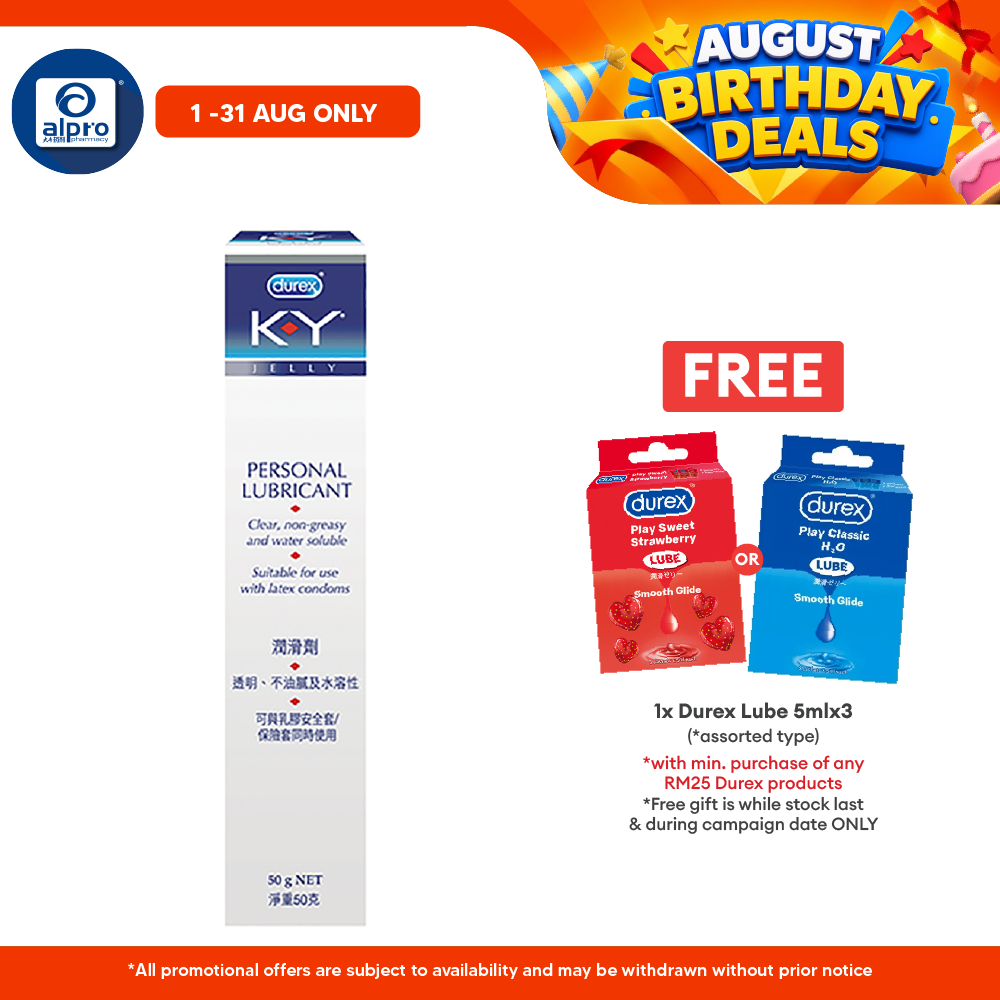 Durex K-y Jelly Lubricant 50g Bonlife