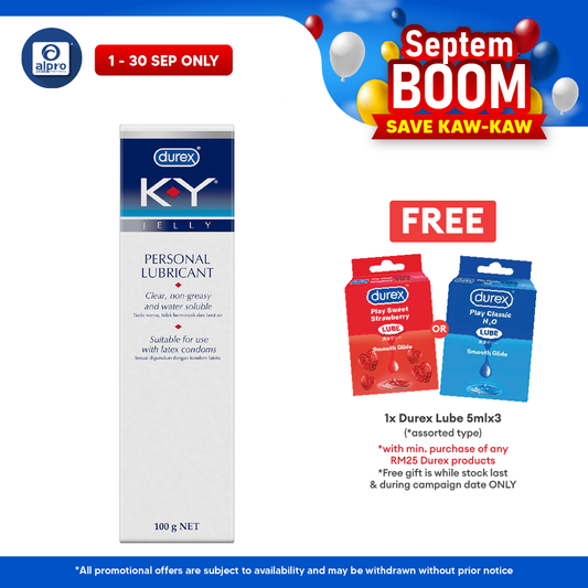Durex K-y Jelly Lubricant 100g Bonlife
