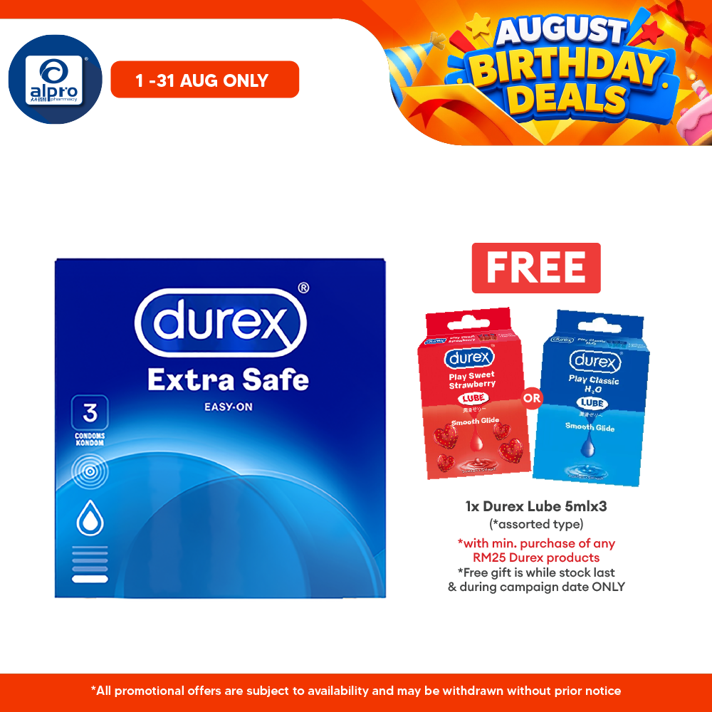 Durex Extra Safe Condom 3s Durex