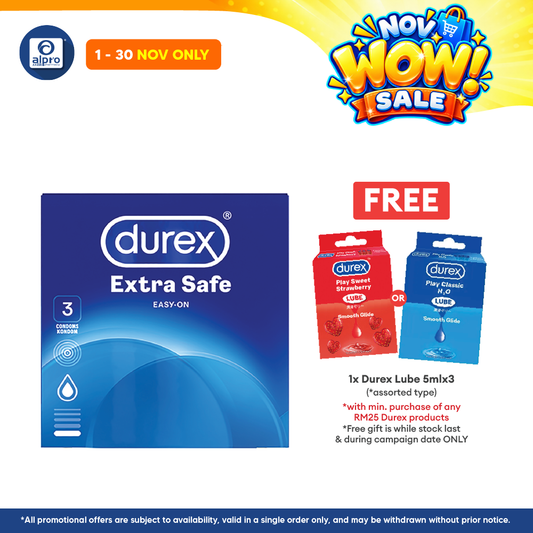 Durex Extra Safe Condom 3s