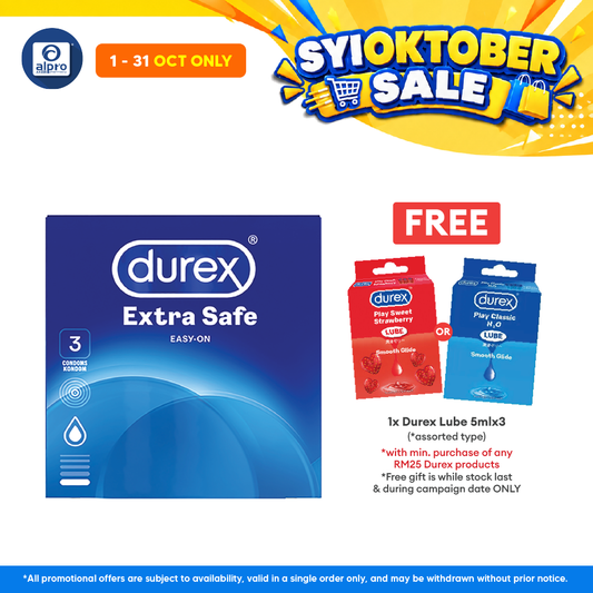Durex Extra Safe Condom 3s