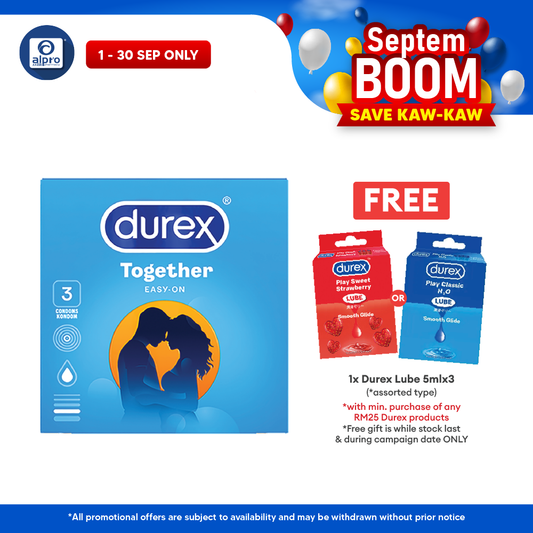 Durex Together Easy-On 3s Bonlife