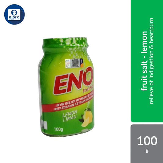 Eno Fruit Salt Lemon 100g Eno