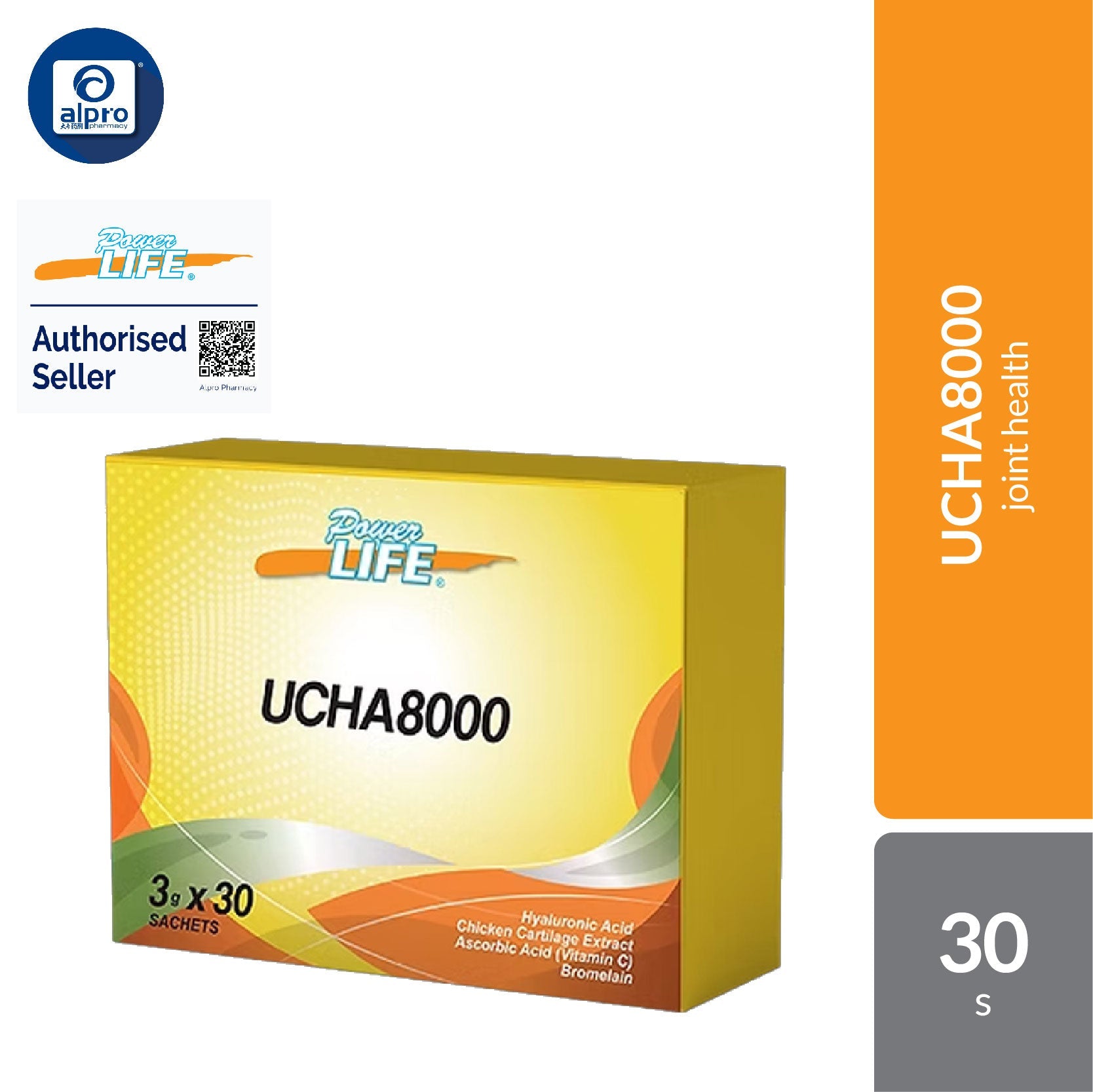 Powerlife UCHA8000 3g 30s Powerlife