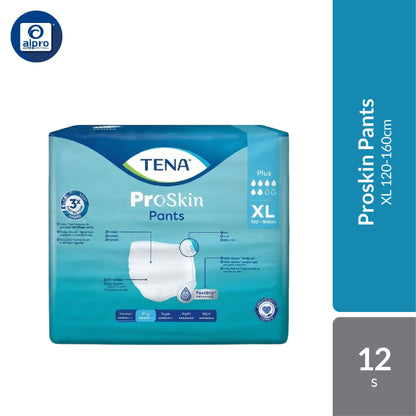 Tena Pants Plus XL 12's | Triple Protection Tena