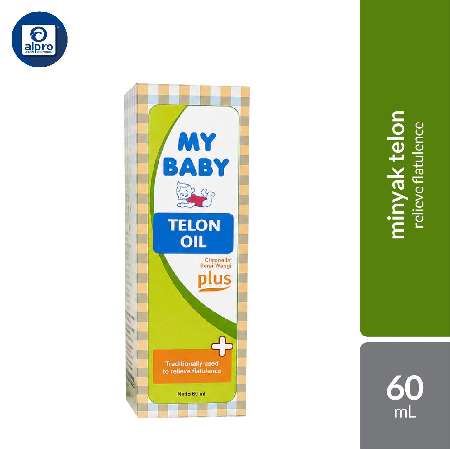 My Baby Telon Oil Plus 60ml | Improved Formula My Baby