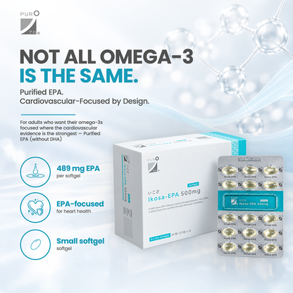 Puro Ikosa-EPA 489mg Softgel 60s | Pure EPA Omega 3 Health Supplement