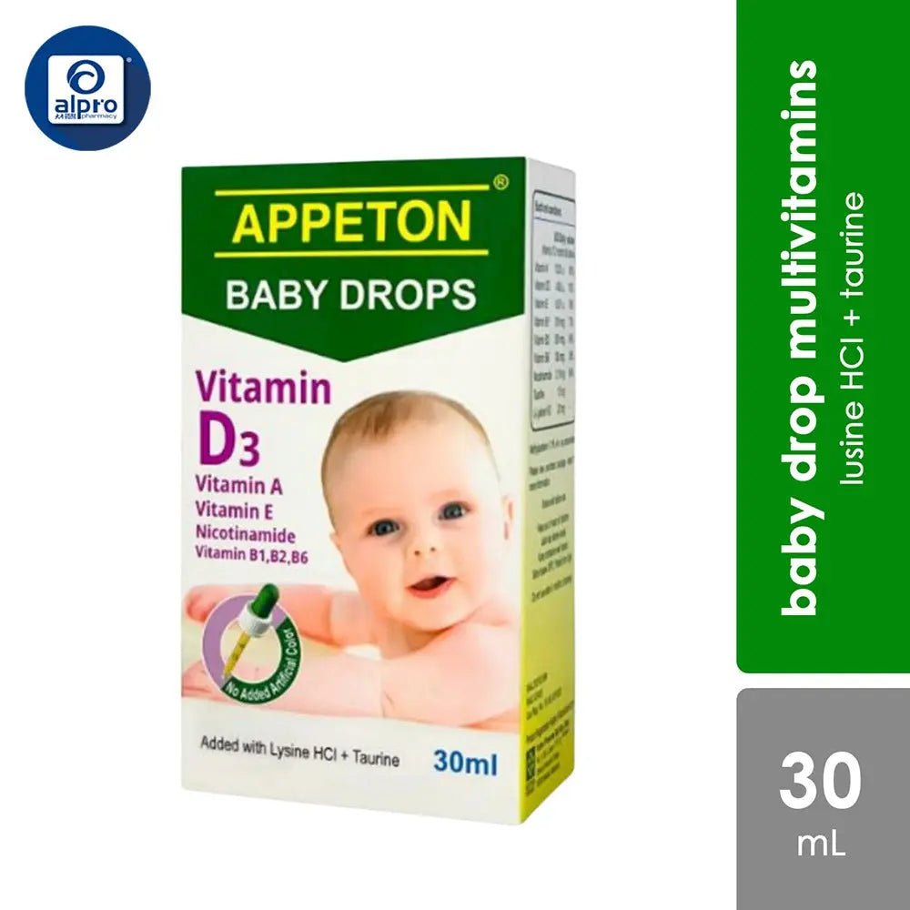 Appeton Baby Drops 30mL | Baby Multivitamins Appeton