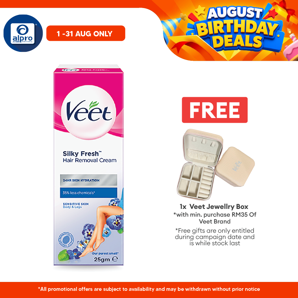 Veet Sensitive Skin Cream 25g Veet