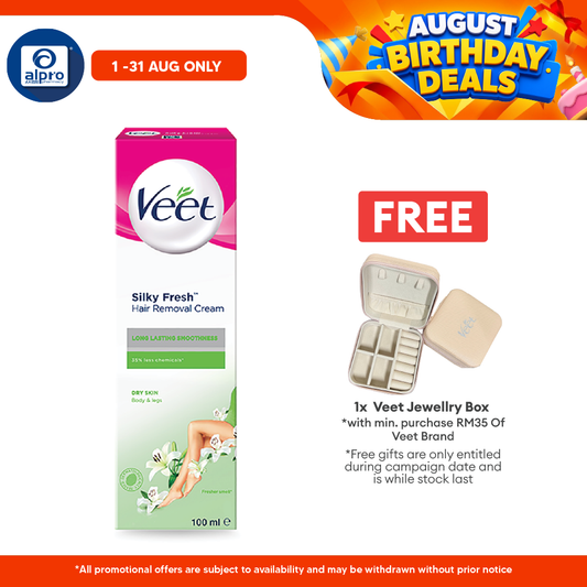 Veet Dry Skin Cream 100ml Veet