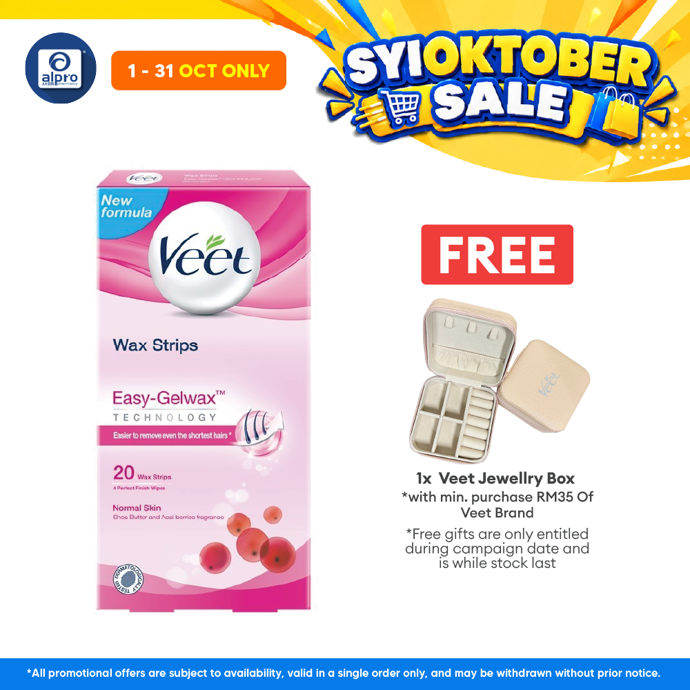 Veet Facial Wax Strip 20s