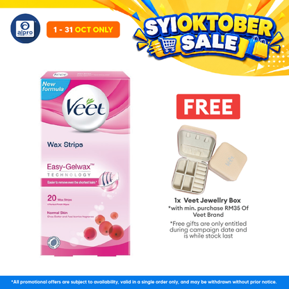 Veet Facial Wax Strip 20s