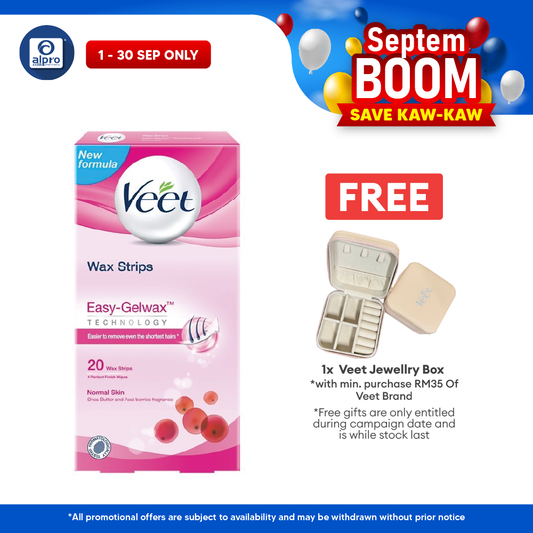 Veet Facial Wax Strip 20s Veet